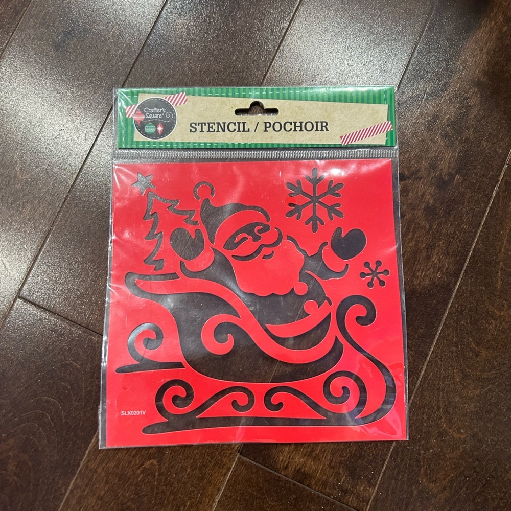 Christmas Santa Claus Stencil